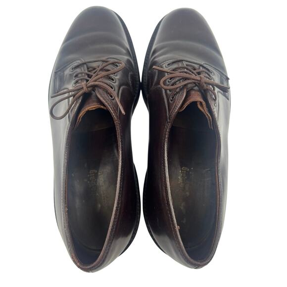 Vintage Lloyd & Haig Custom Built Brown Leather Oxfords Dress Shoes USA Men’s 7 main image 10